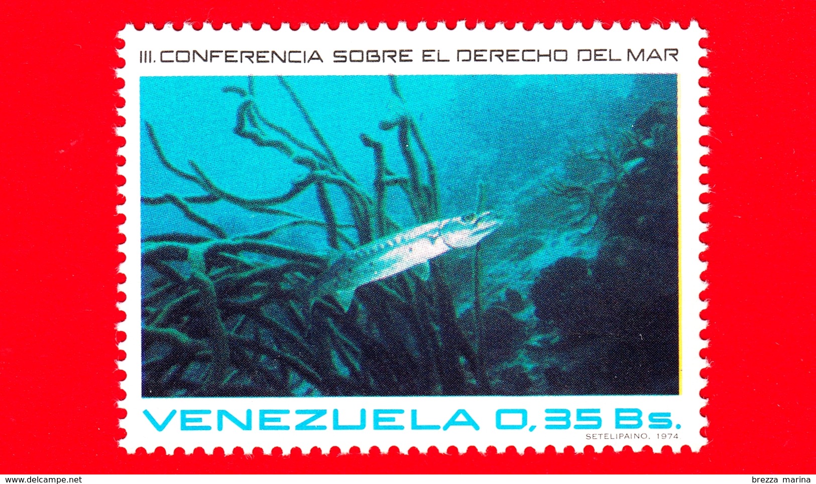 VENEZUELA - Usato - 1974 - Conferencia Sobre El Derecho Del Mar - 0.35 - Venezuela