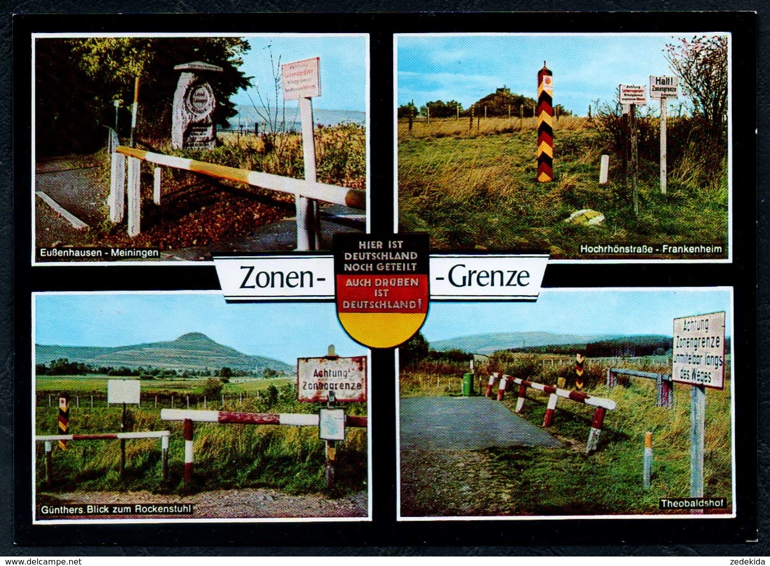 7265 - DDR Grenze - Zonen Grenze Zonengrenze - Eiserner Vorhang TOP - Zoll