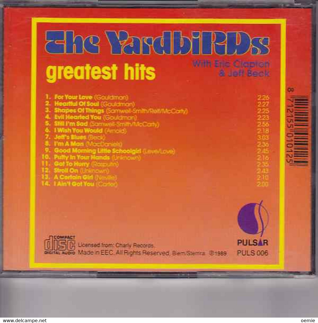 YARDBIRDS   ° GREATEST HITS - Autres - Musique Anglaise