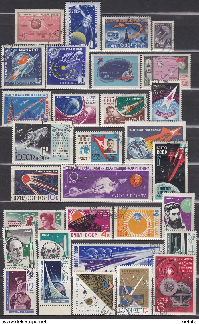 UdSSR 1959-1966  - Partie Raumfahrt Mit 31 Verschiedenen  Used - ** - Europa