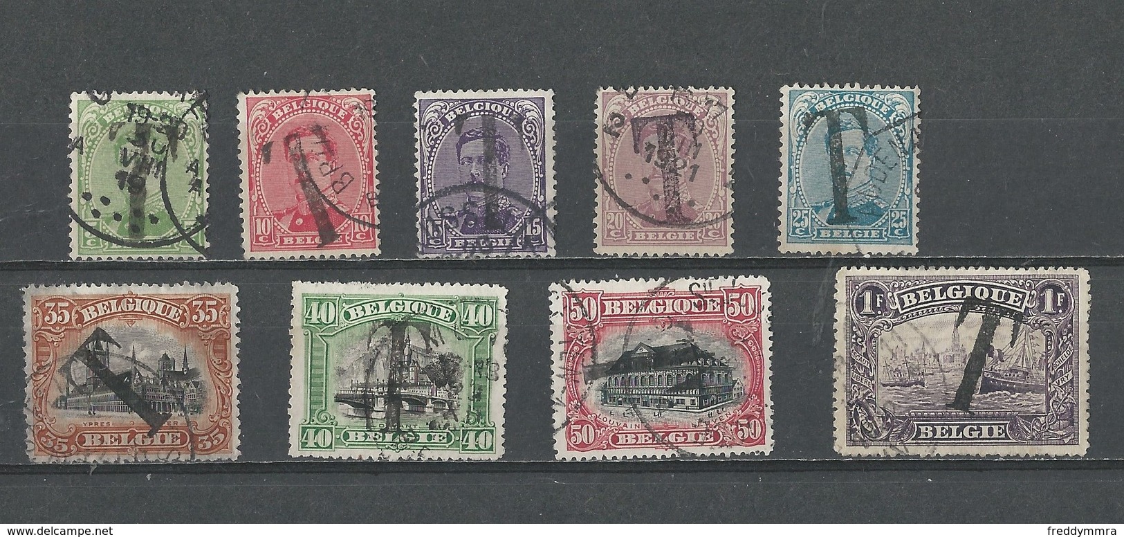 Belgique: Taxe - 17/25 Oblit - Timbres