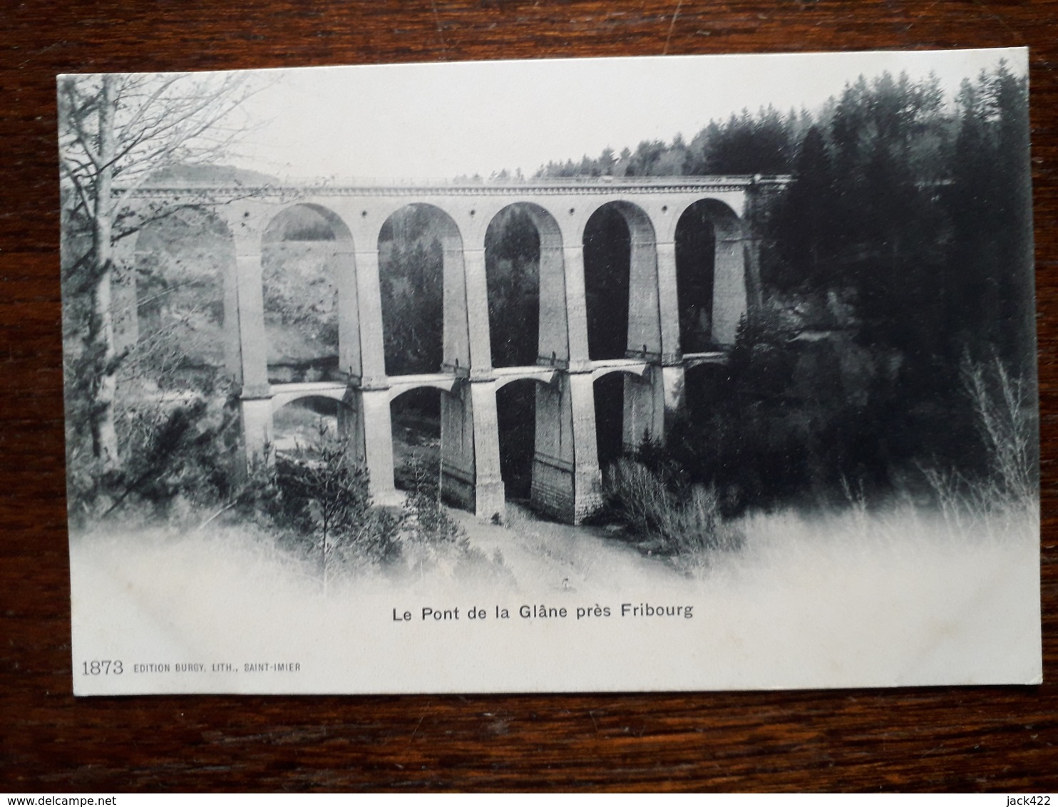 L17/236 Suisse. Le Pont De La Glane Pres Fribourg - Fribourg