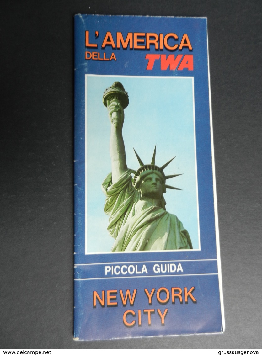 2.2) L'AMERICA DELLA TWA PICCOLA GUIDA NEW YORK CITY IN ITALIANO - Altri & Non Classificati