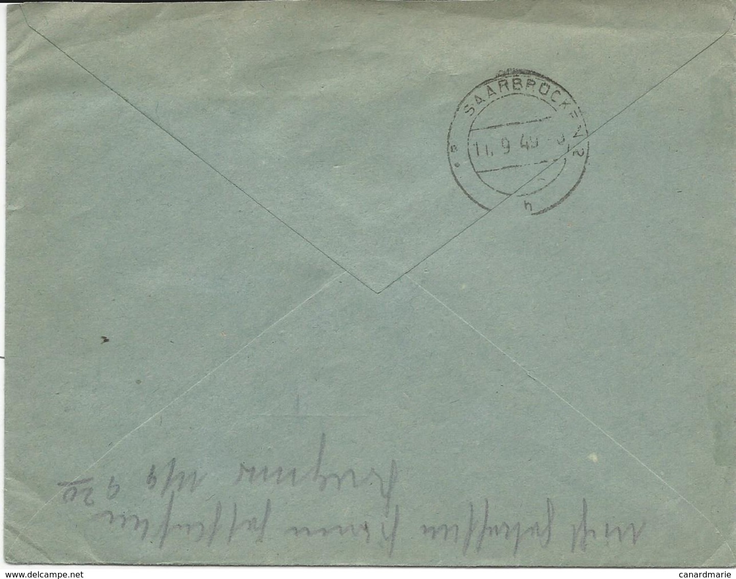 LETTRE RECOMMANDEE EXPRES POUR LA SARRE 1949 AVEC TIMBRE A 100 FR POSTE AERIENNE CONGRES C.I.T.T. PARIS - 1921-1960: Modern Period