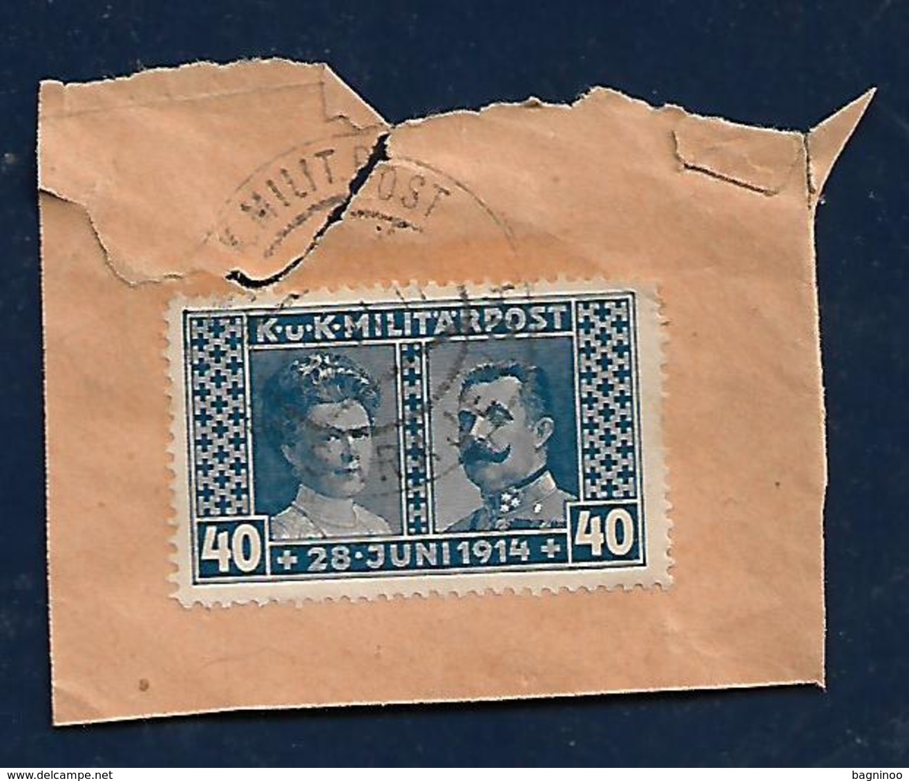 AUSTRIA Occupation Of Bosnia And Herzegovina KUK Militar Post With Stamp Sarajevo 23.VII 1918 - Used Stamps