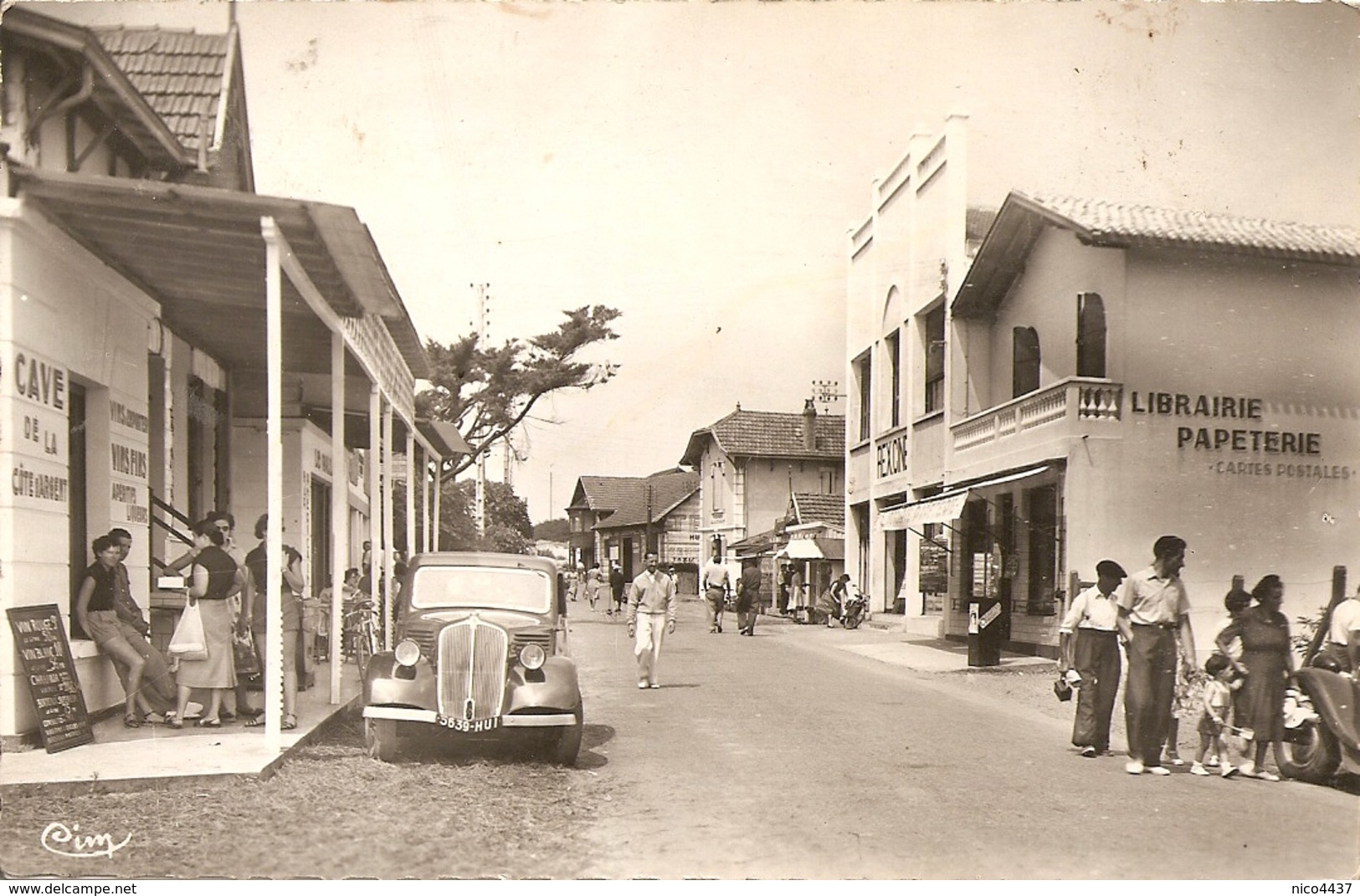 Cpsm Mimizan Plage Avenue Maurice Martin - Mimizan Plage