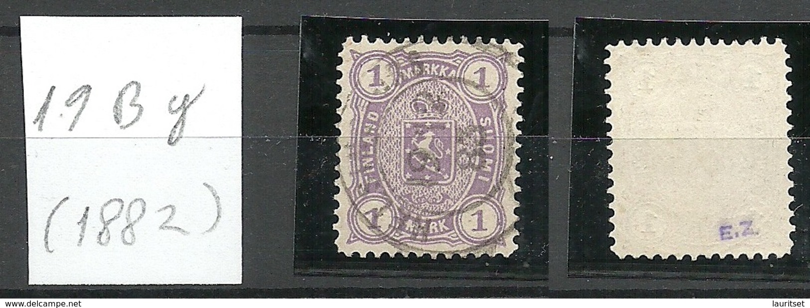 FINLAND FINNLAND 1882 Michel 19 B Y O Nice Cancel Signed - Oblitérés