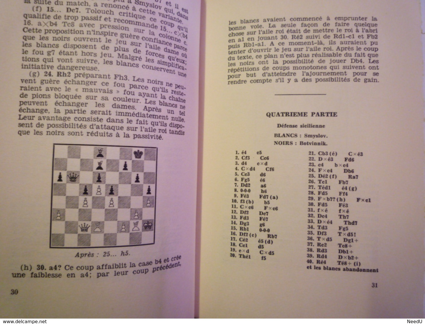 GP 2019 - 797  ECHECS / CHESS  :  Match  BOTVINNIK / SMYSLOV  Moscou 1957  (Commenté Par A. O'kelly)    XXXX - Zonder Classificatie