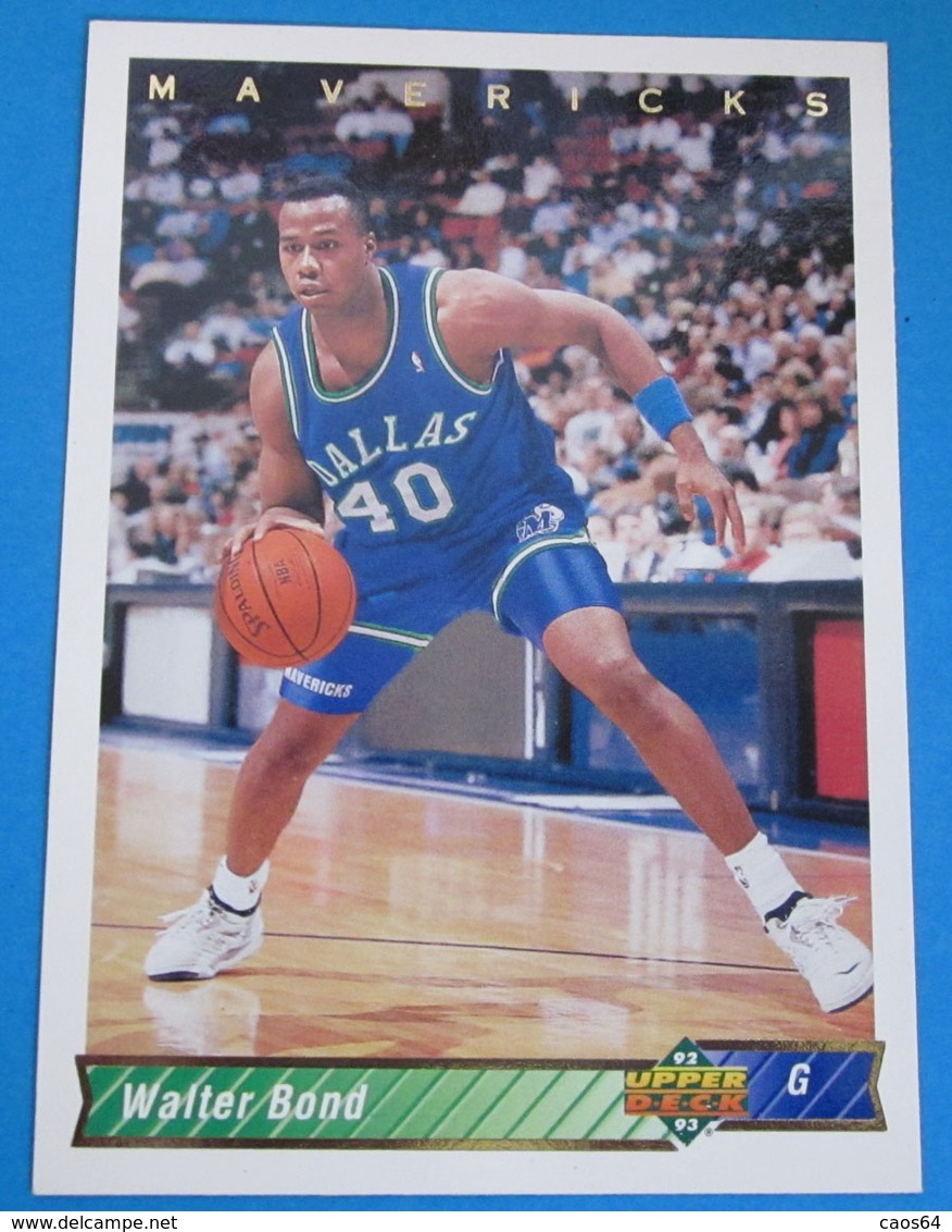 WALTER BOND   CARDS NBA FLEER 1992 N 131 - Altri & Non Classificati