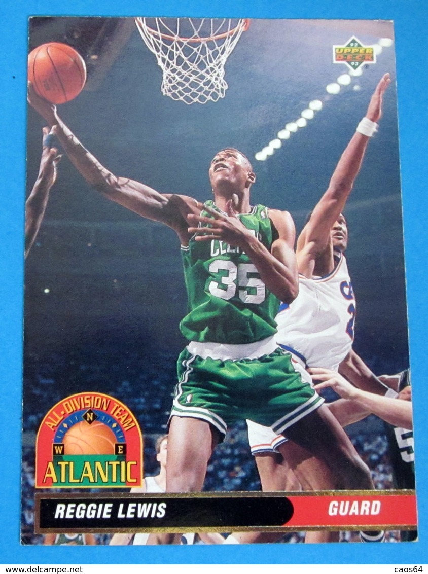 REGGIE LEWIS  CARDS NBA FLEER 1993 N 38 - Altri & Non Classificati