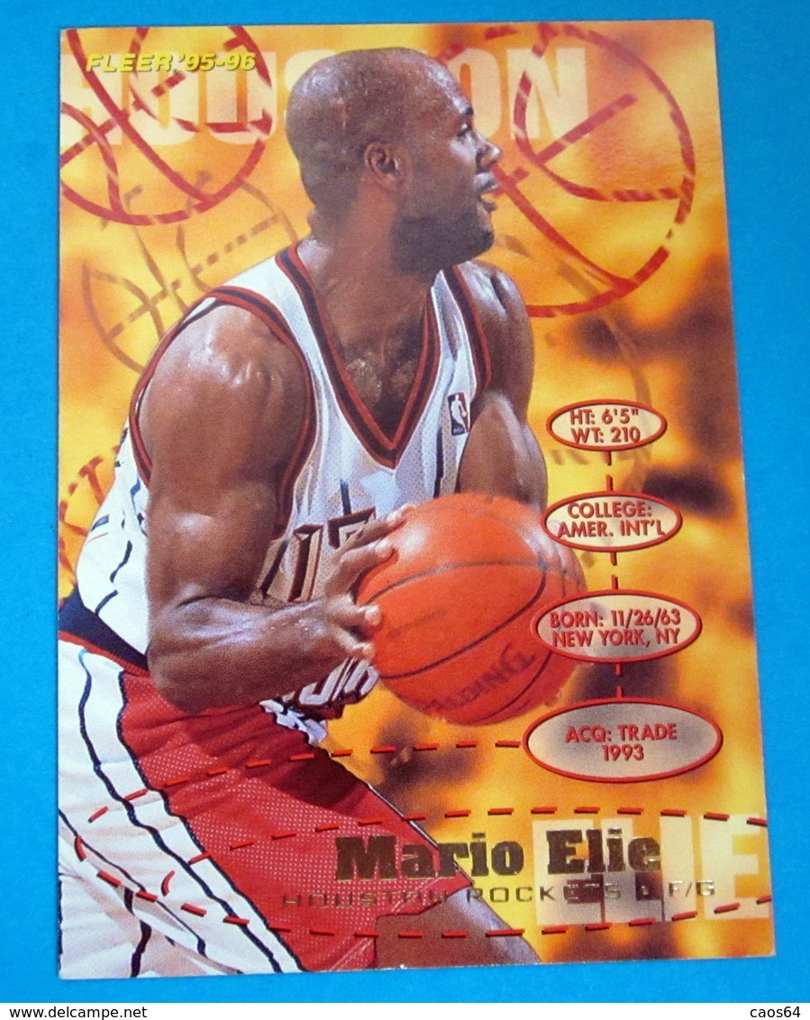 MARIO ELIE  CARDS NBA FLEER 1996 N 291 - Altri & Non Classificati