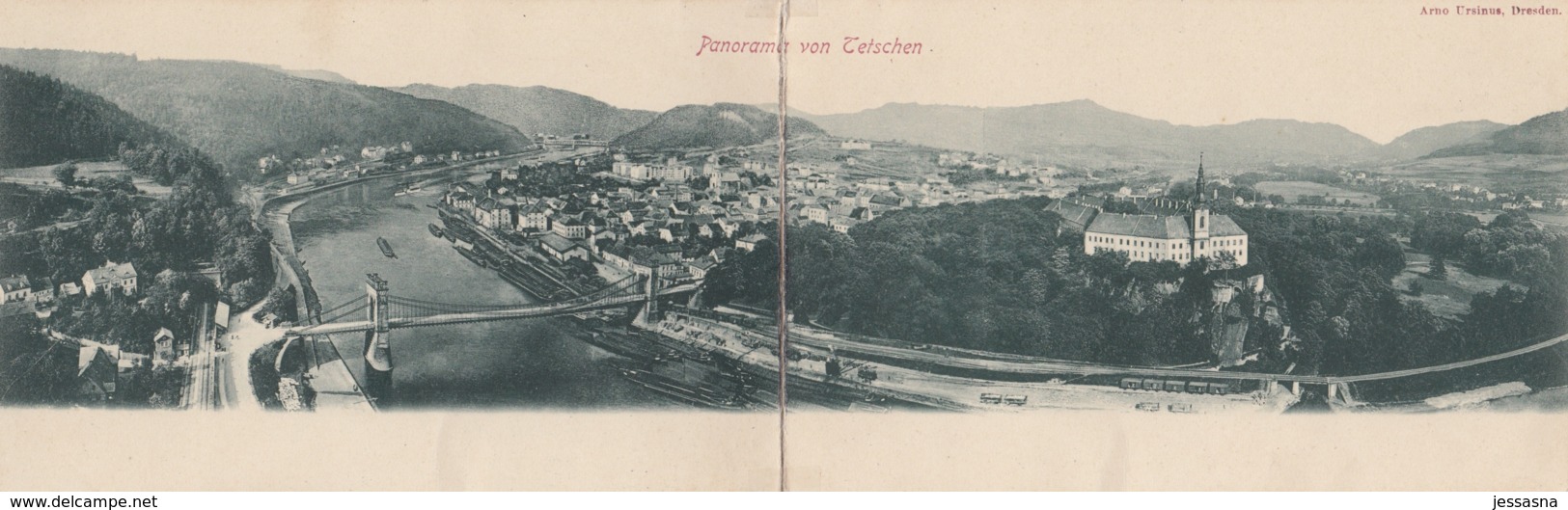 AK - Tschechien - Tetschen (Cecin) - Klappkarte - 1900 - Tschechische Republik