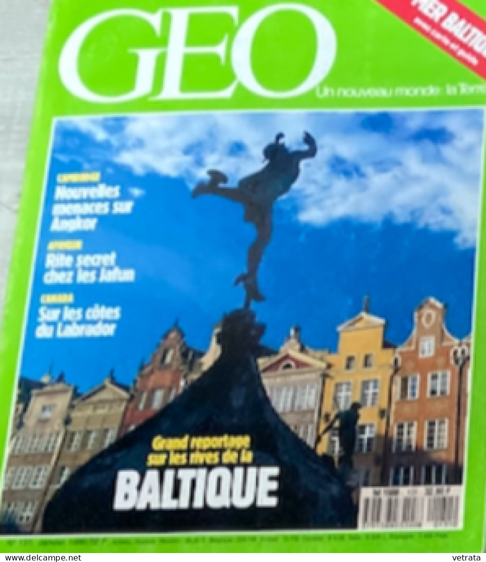 4 N° De Géo : 131 (Baltique) - 201 (Himalaya) - 207 (Parcs Naturels De France)  - 264 (Alpes). 1990/2001 - Géographie