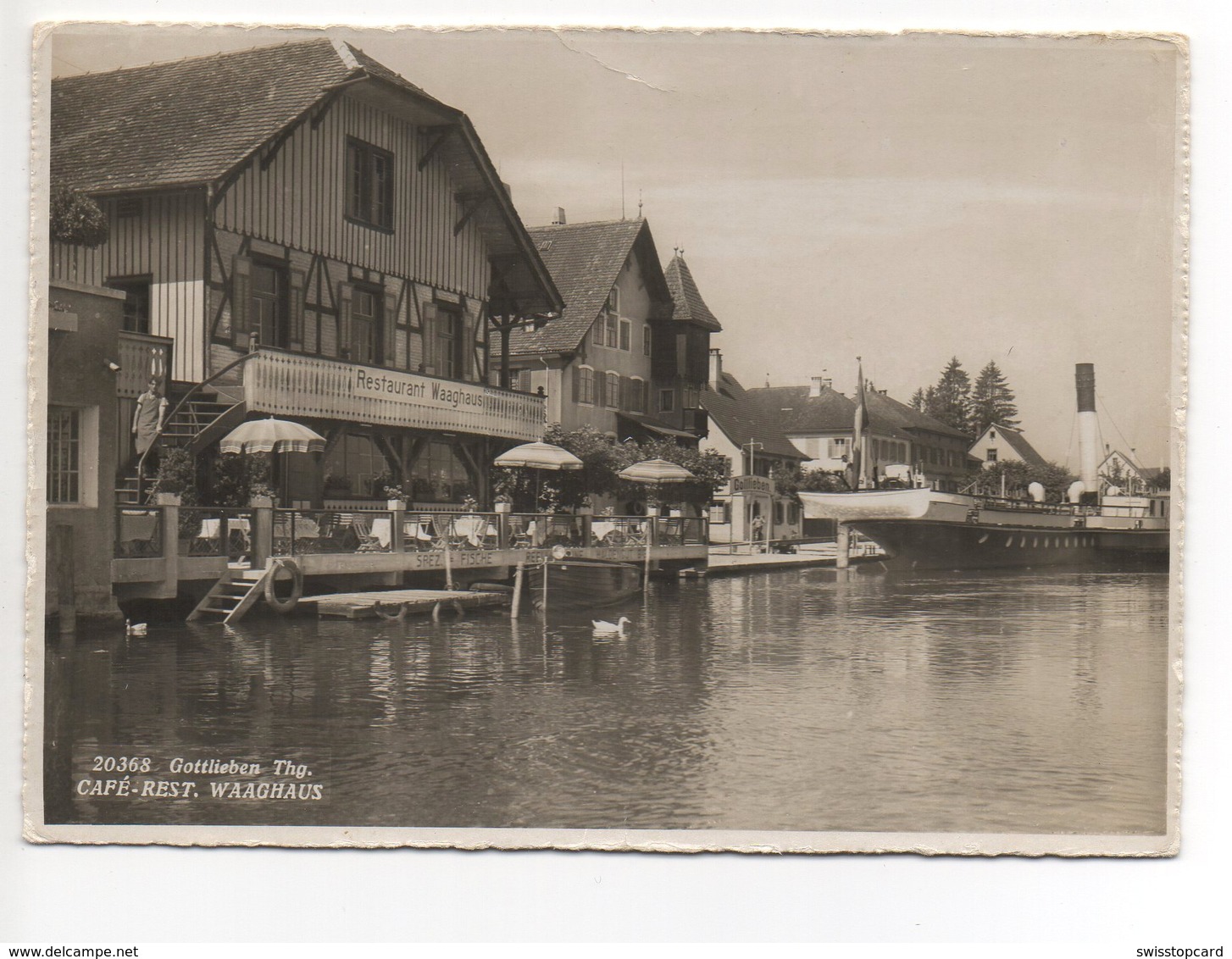 GOTTLIEBEN Café-Rest. Waaghaus Dampfschiff - Gottlieben