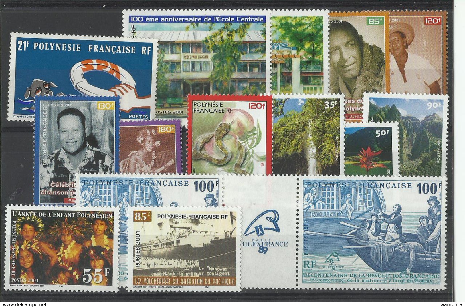 Polynésie, Lot De Timbres Poste Neufs ** Cote YT 386€50 - Collezioni & Lotti