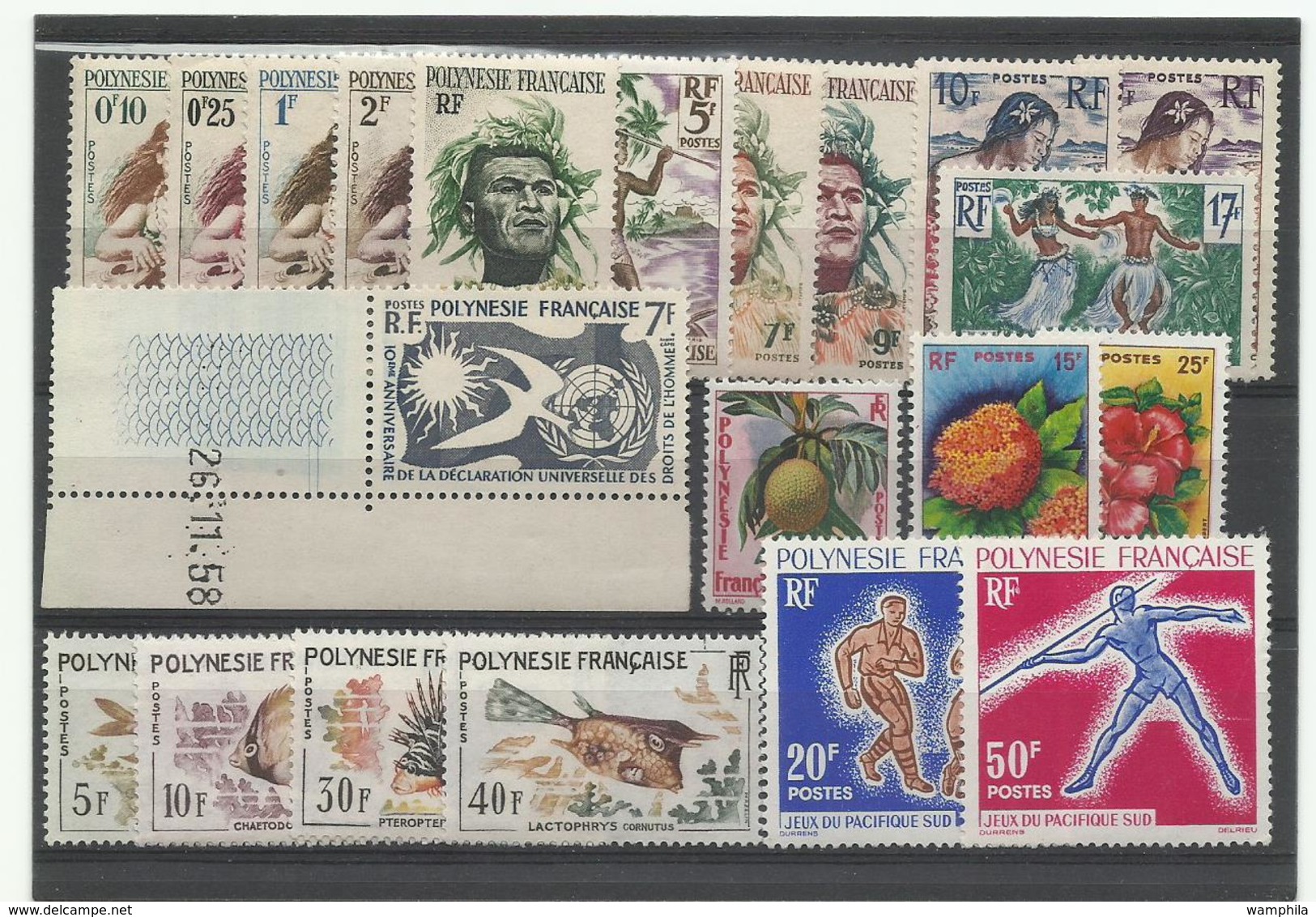 Polynésie, Lot De Timbres Poste Neufs ** Cote YT 386€50 - Collezioni & Lotti