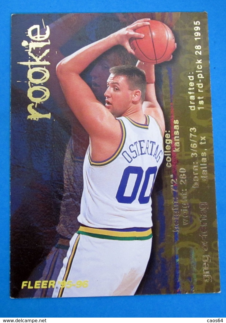 GREG OSTERTAG NBA CARDS FLEER 1996 N 165 - Altri & Non Classificati