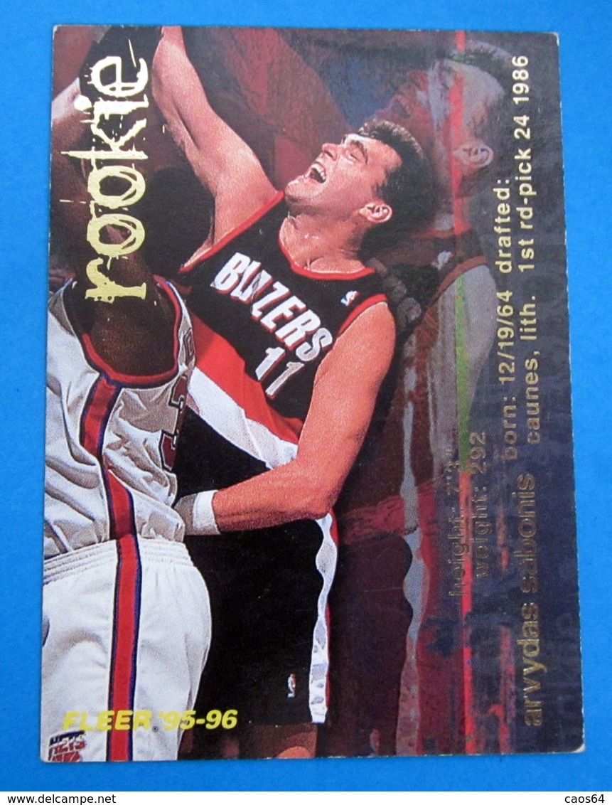 ARVYDAS SABONIS NBA CARDS FLEER 1996 N 377 - Altri & Non Classificati