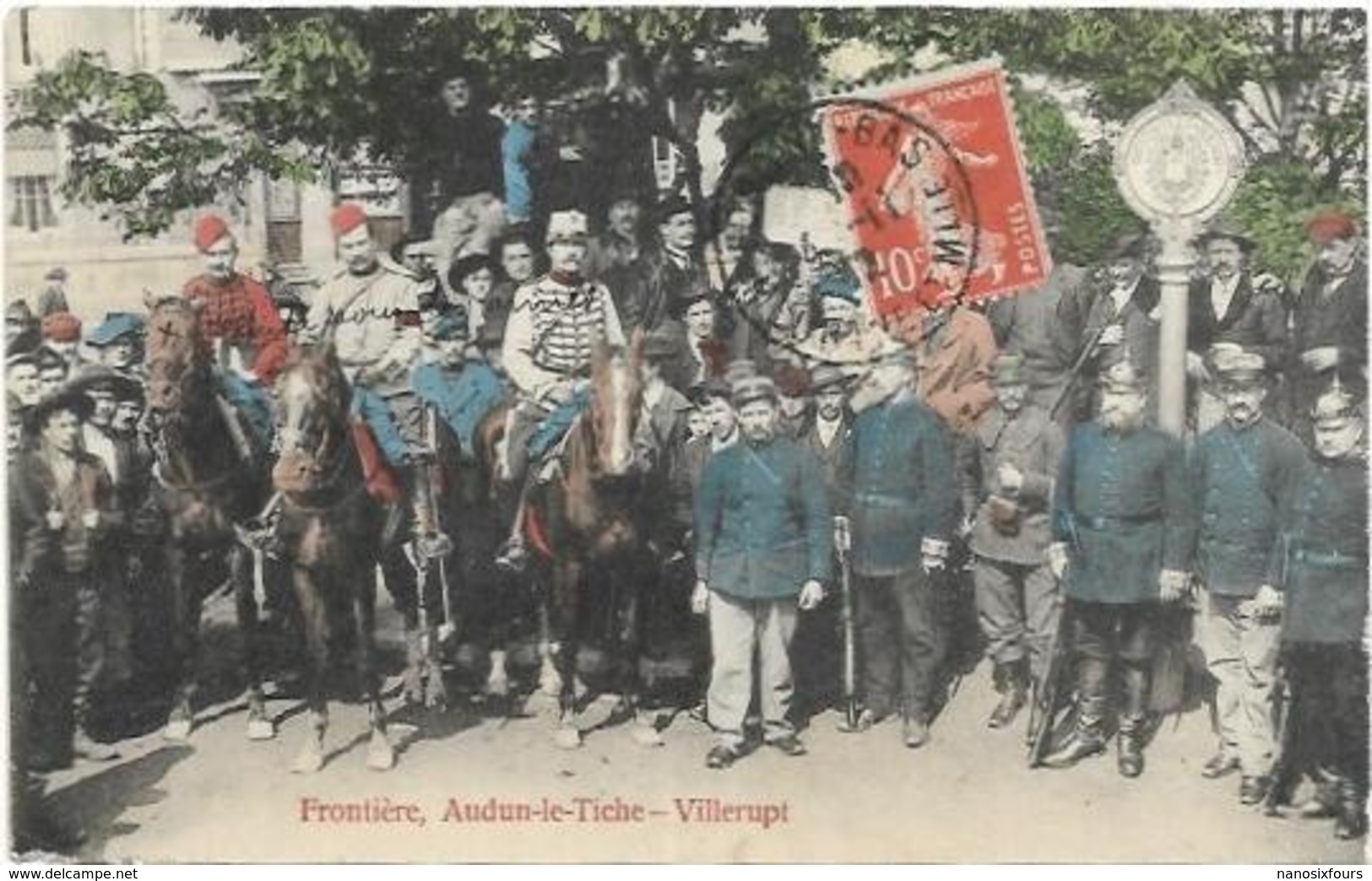 D 54.  VILLERUPT. FRONTIERE AUDUN LE TICHE - Autres & Non Classés