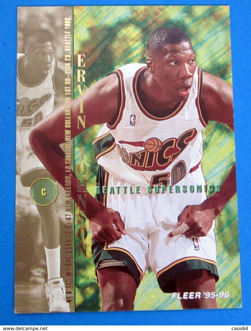 ERVIN JOHNSON  CARDS FLEER 1996 N 322 - Altri & Non Classificati