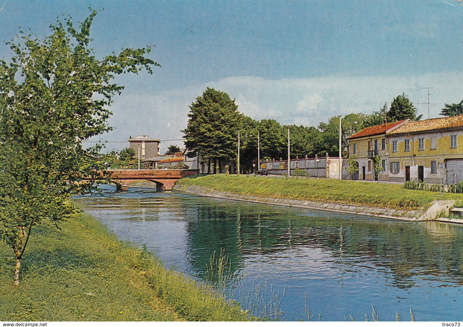 CASTANO PRIMO  /  Canale Villonesi _ Viaggiata - Milano