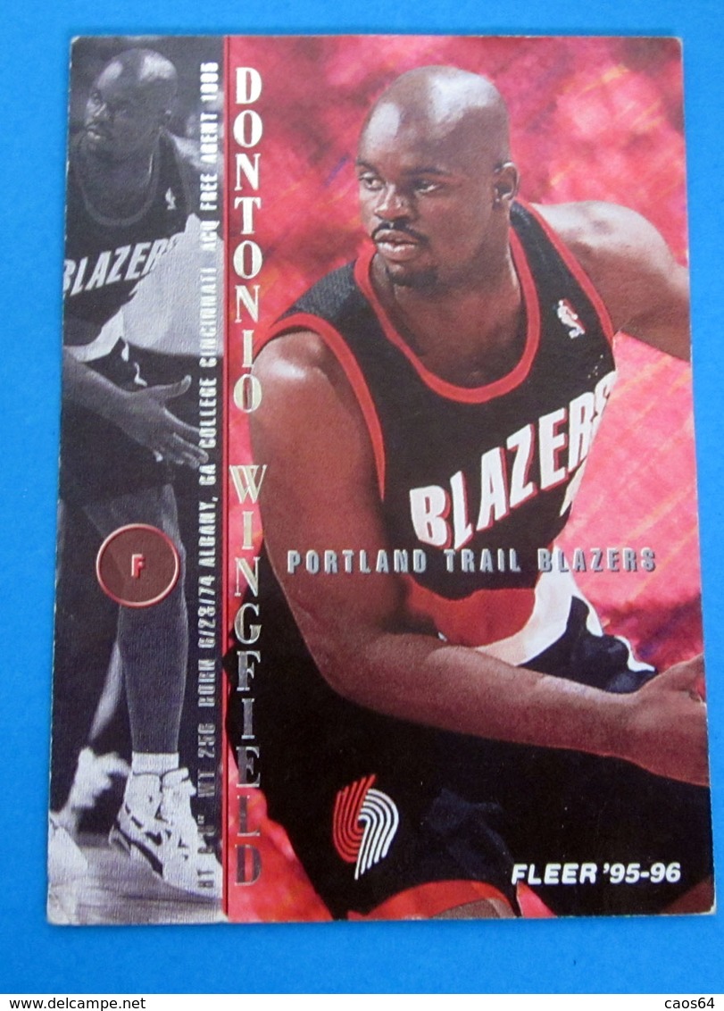 DONTONIO WINGFIELD  CARDS FLEER 1996 N 317 - Altri & Non Classificati