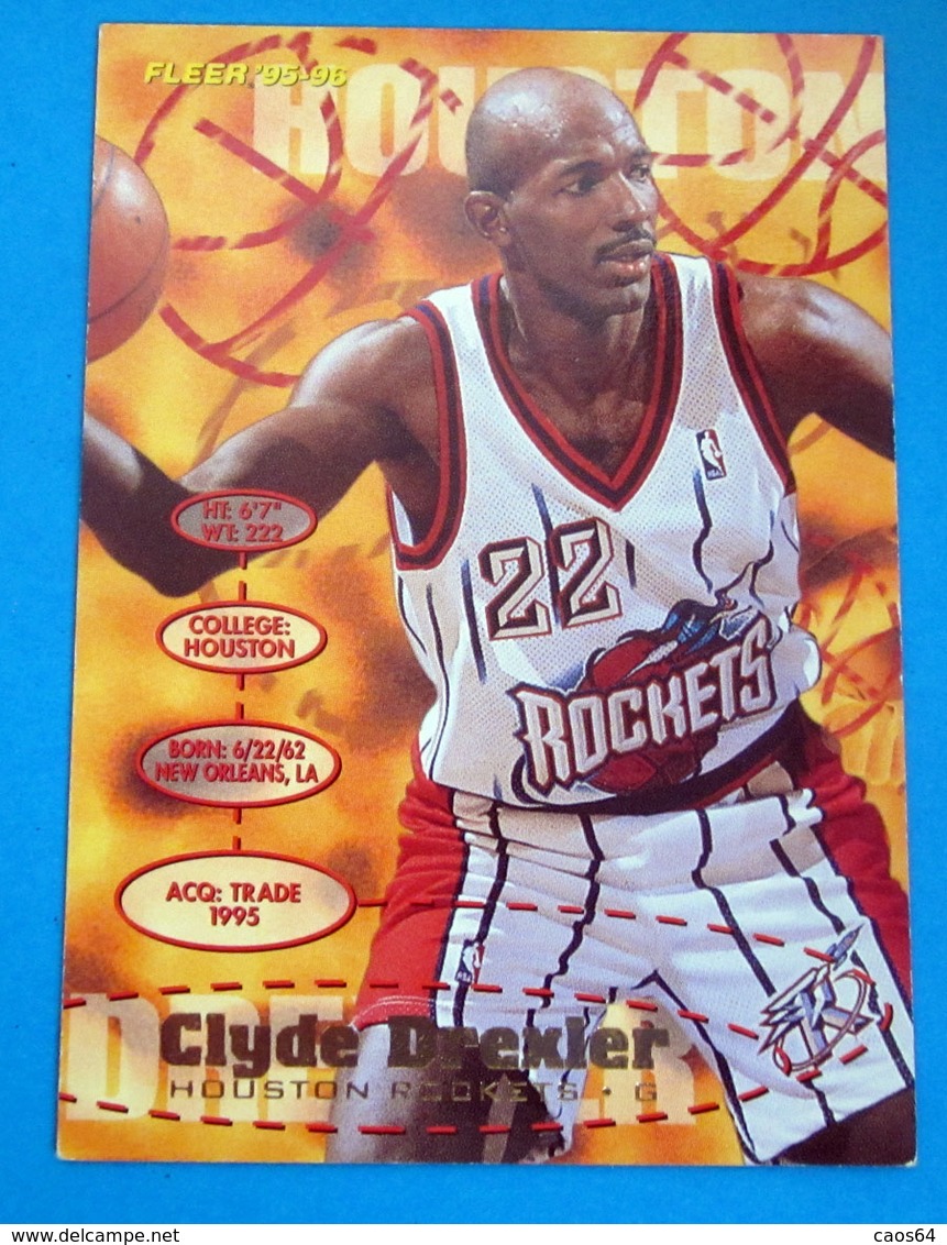 CLYDE DREXLER  CARDS FLEER 1996 N 290 - Altri & Non Classificati