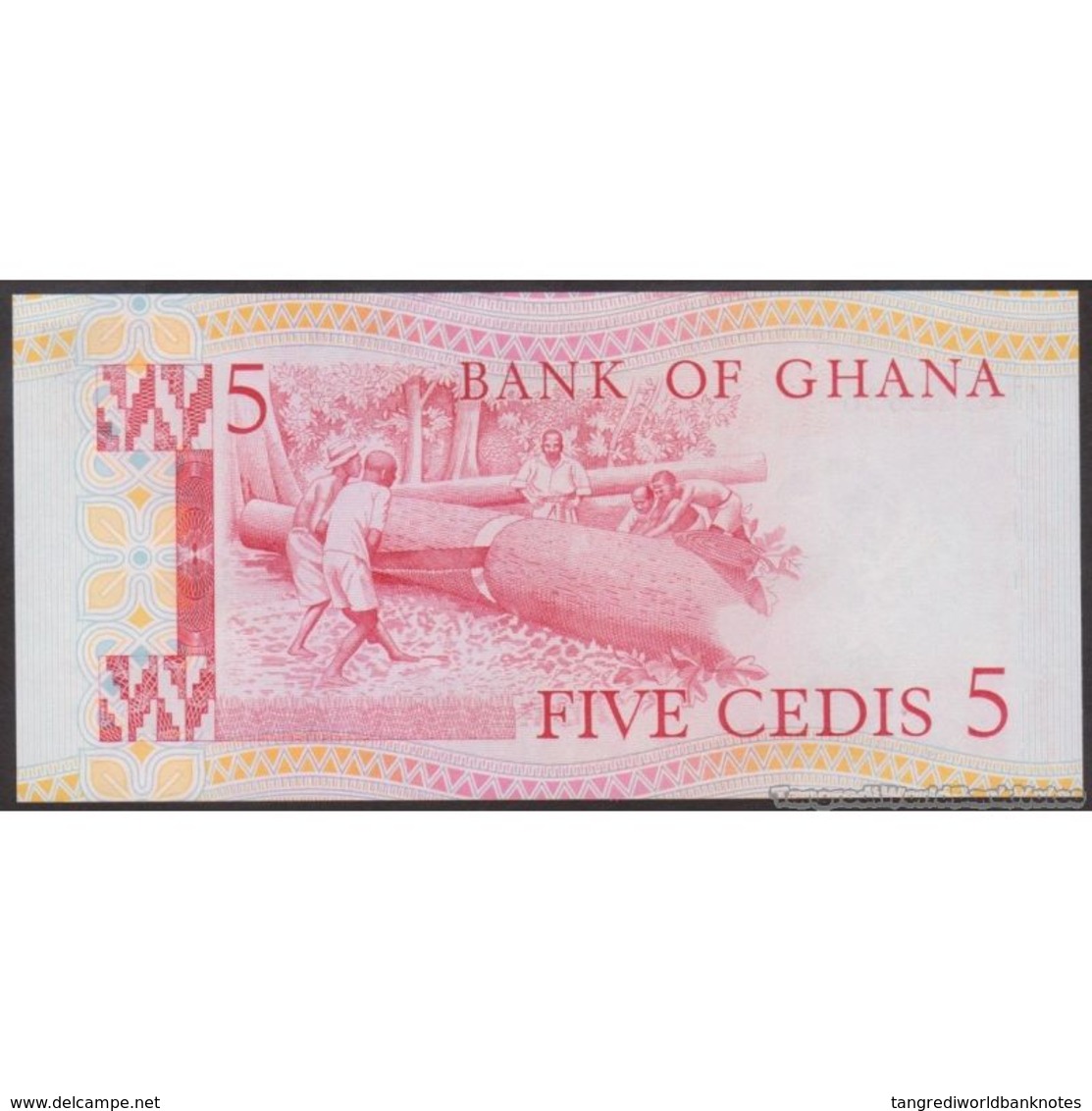 TWN - GHANA 19b - 5 Cedis 2.1.1980 Prefix AM UNC - Ghana