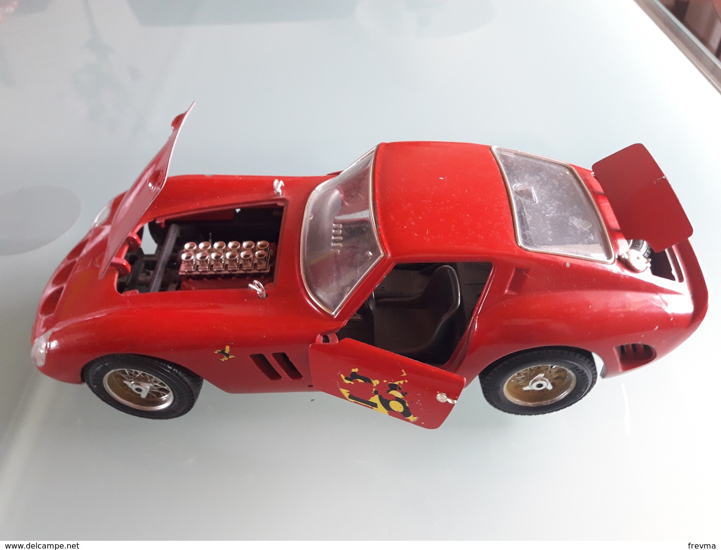 Ferrari GTO Burago 1962 1:18eme Metal - Burago