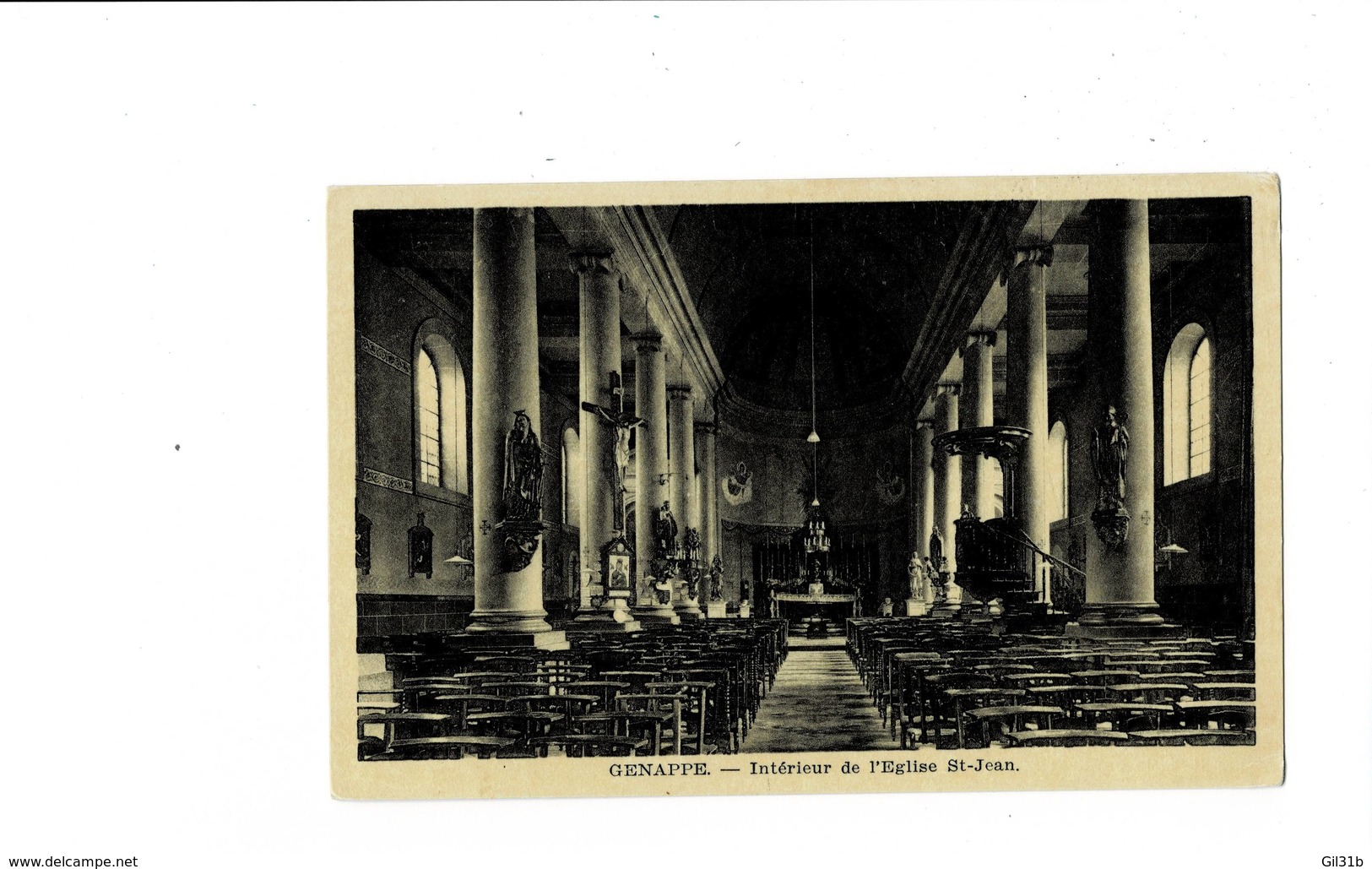 Genappe- Intérieur De L'église St-Jean. - Genappe