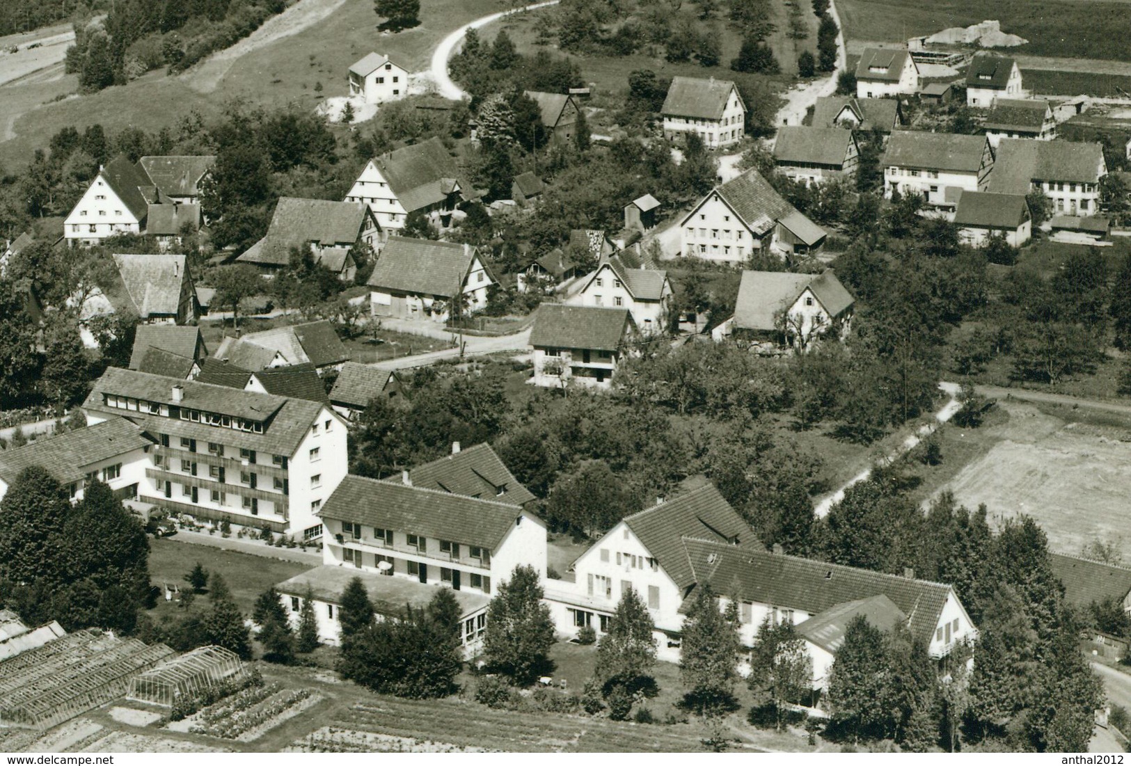 Rarität Seltene AK Flugzeugaufnahme 7241 Fürnsal Bei Horb Am Neckar Wohnhäuser 14.9.1965 Nach Ludwigshafen - Horb