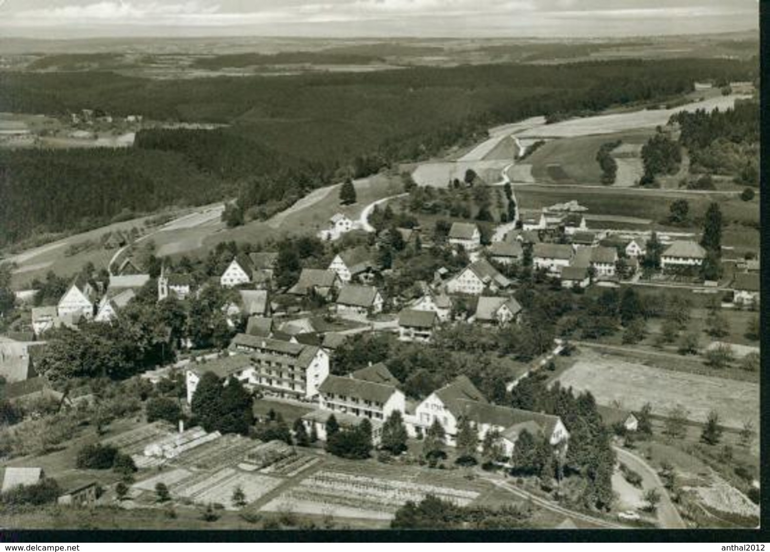 Rarität Seltene AK Flugzeugaufnahme 7241 Fürnsal Bei Horb Am Neckar Wohnhäuser 14.9.1965 Nach Ludwigshafen - Horb