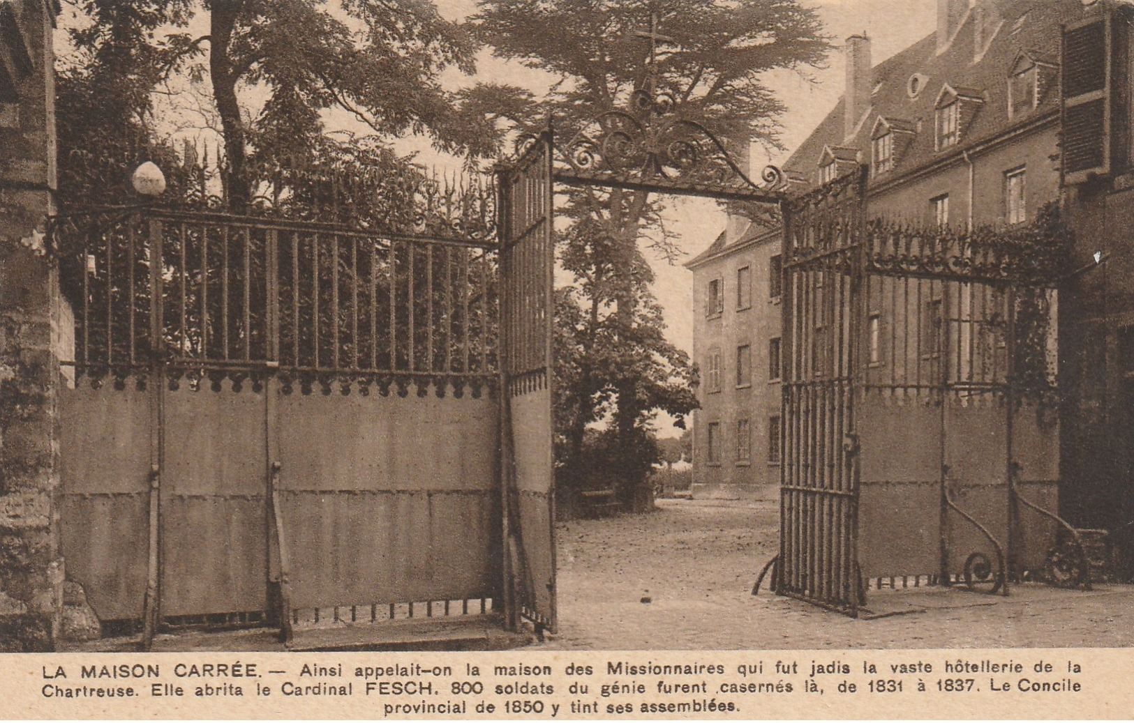 10-3------dijon----maison Carree Ainsi Appelait On La Maison Des Missionnaires Vaste Hostellerie De La Chartreuse - Dijon