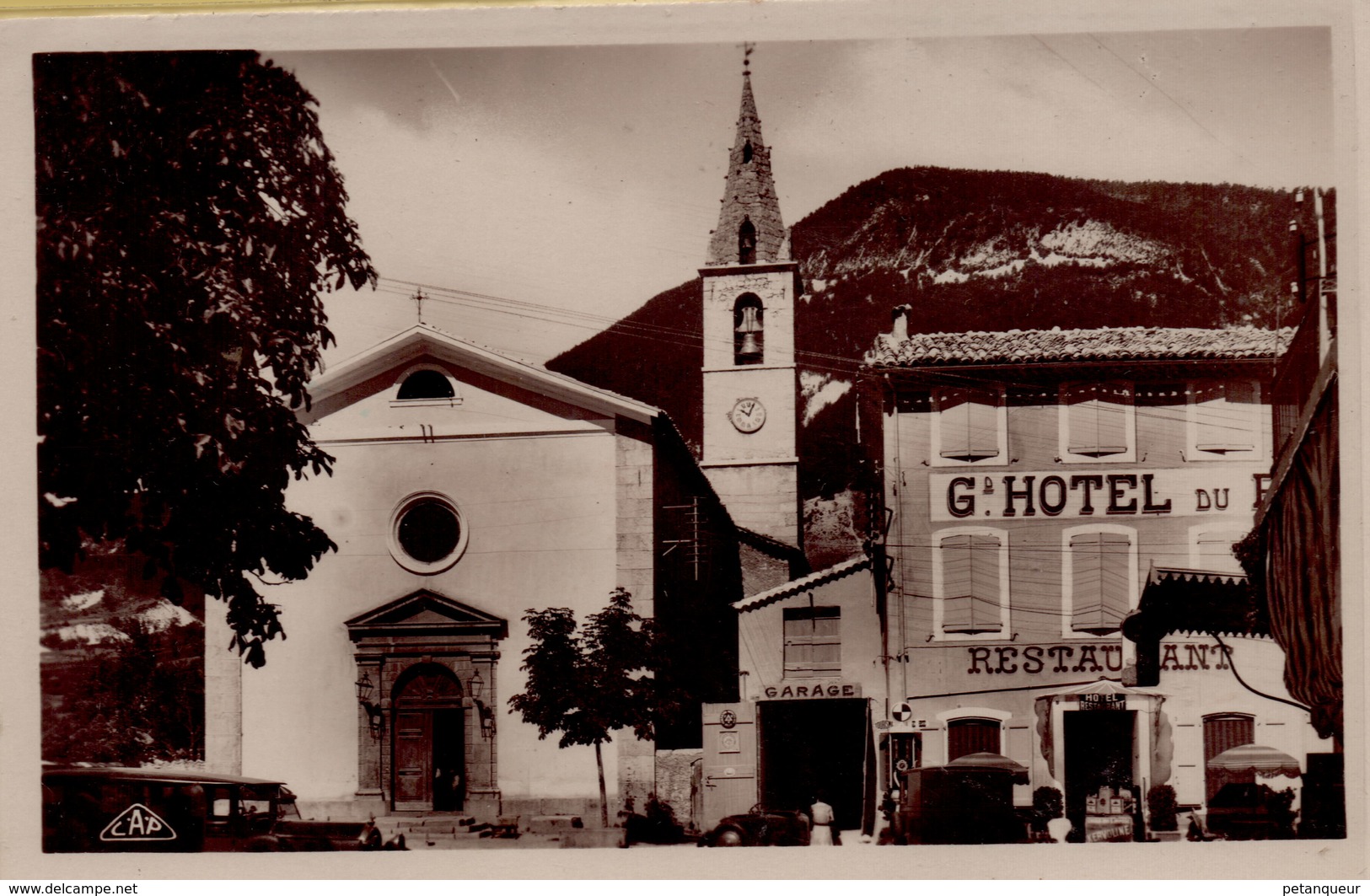 4 SAINT ANDRE LES ALPES LA PLACE DE L4EGLISE - Otros & Sin Clasificación