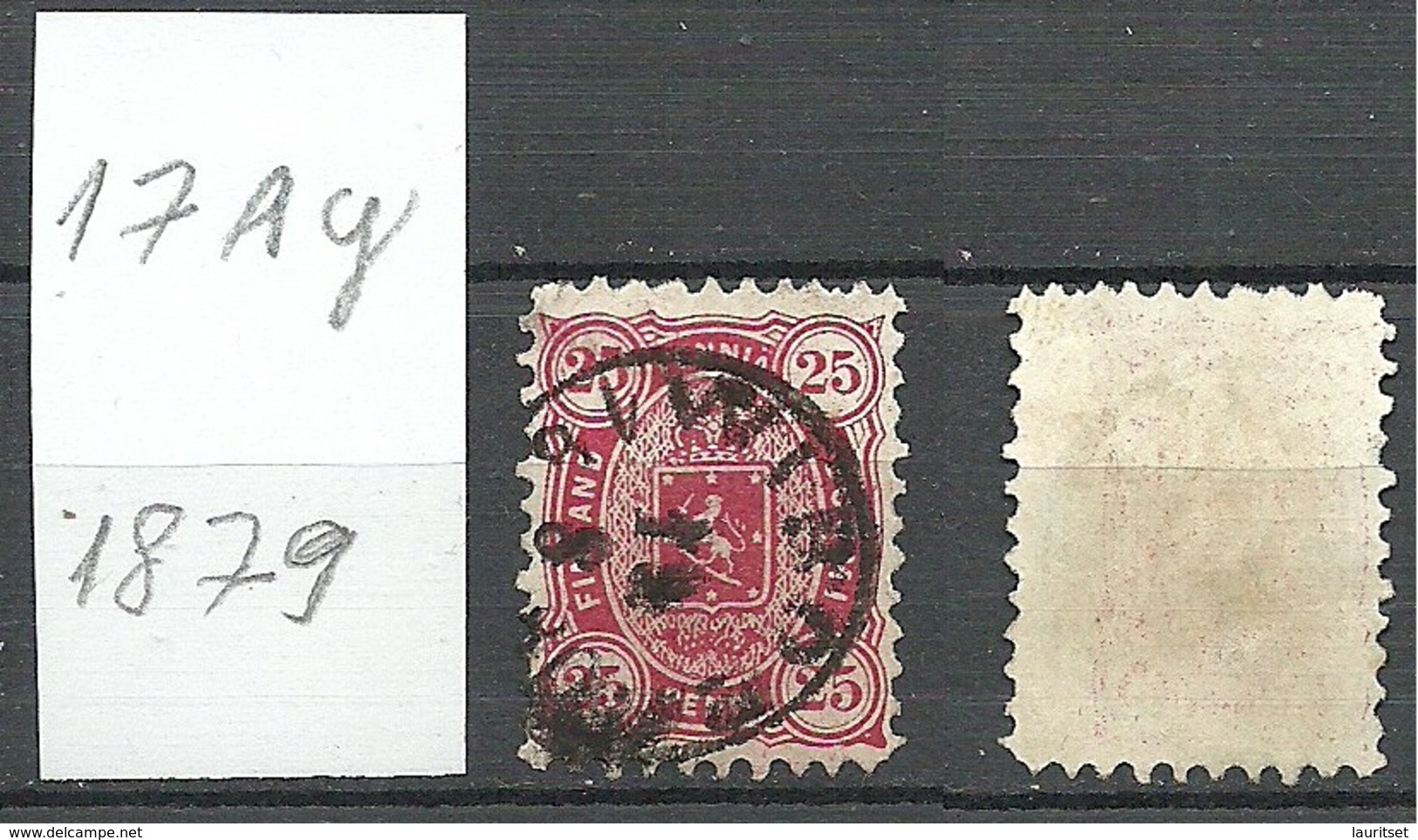 FINLAND FINNLAND 1879 Michel 17 A Y A O VIBORG Viipuri - Gebruikt