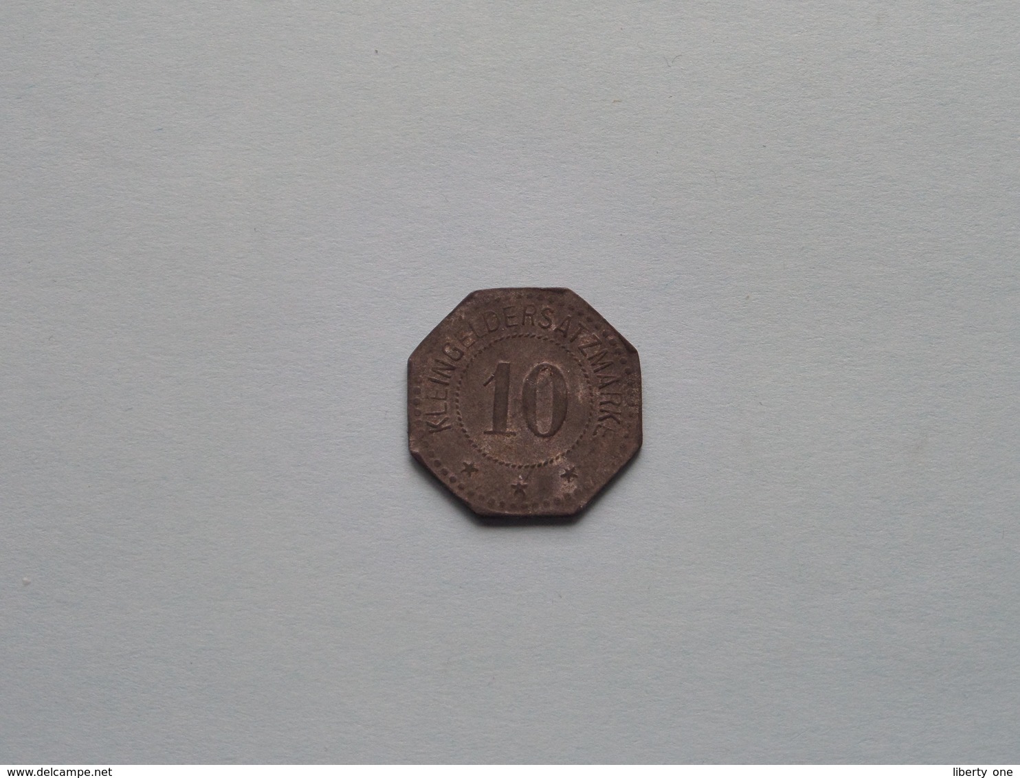 Kredit-Verein Zu ELMSHORN ( 10 Pf. ) Kleingeldersatzmarke ( For Grade, Please See Photo ) ! - Monetary/Of Necessity