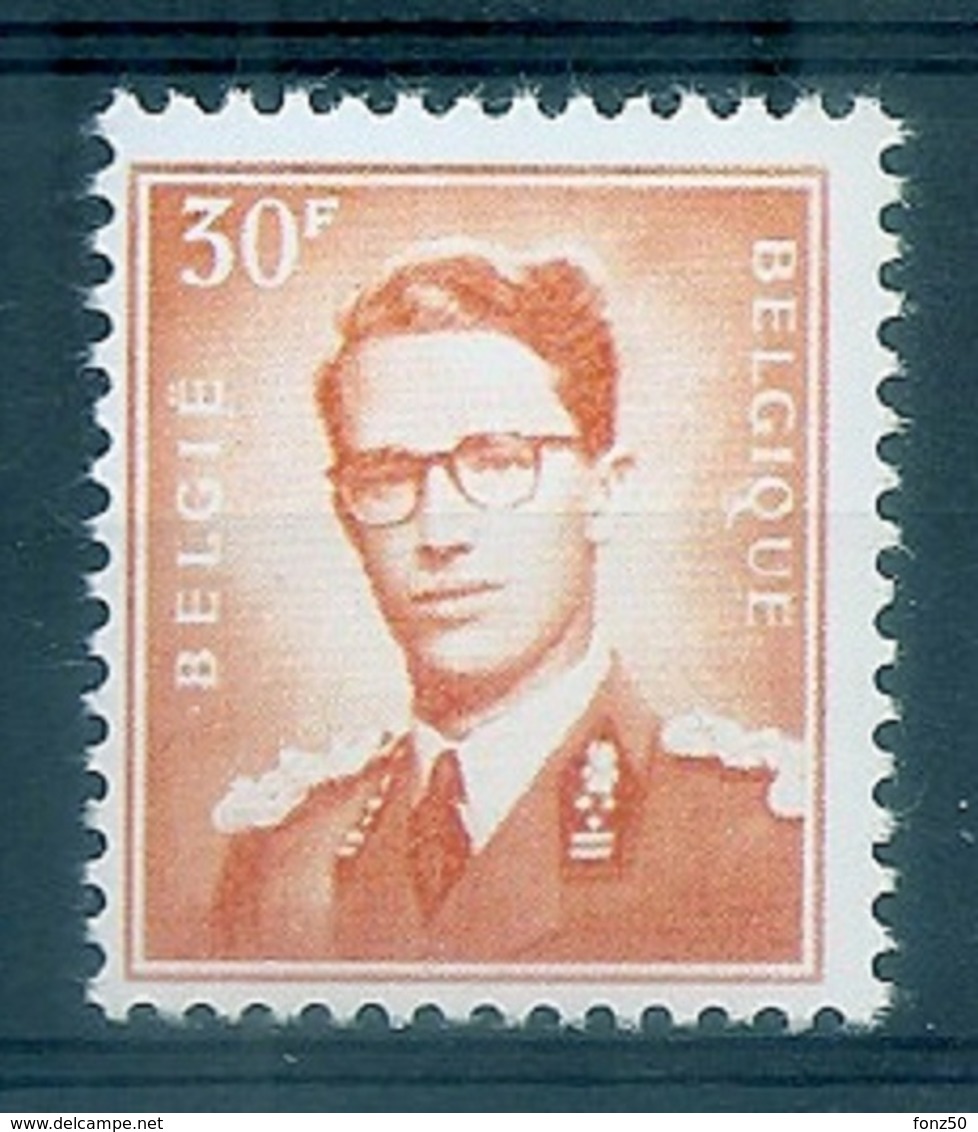 BELGIE Boudewijn Bril * Nr 1074 P3a * Postfris Xx * FLUOR  PAPIER - 1953-1972 Lunettes