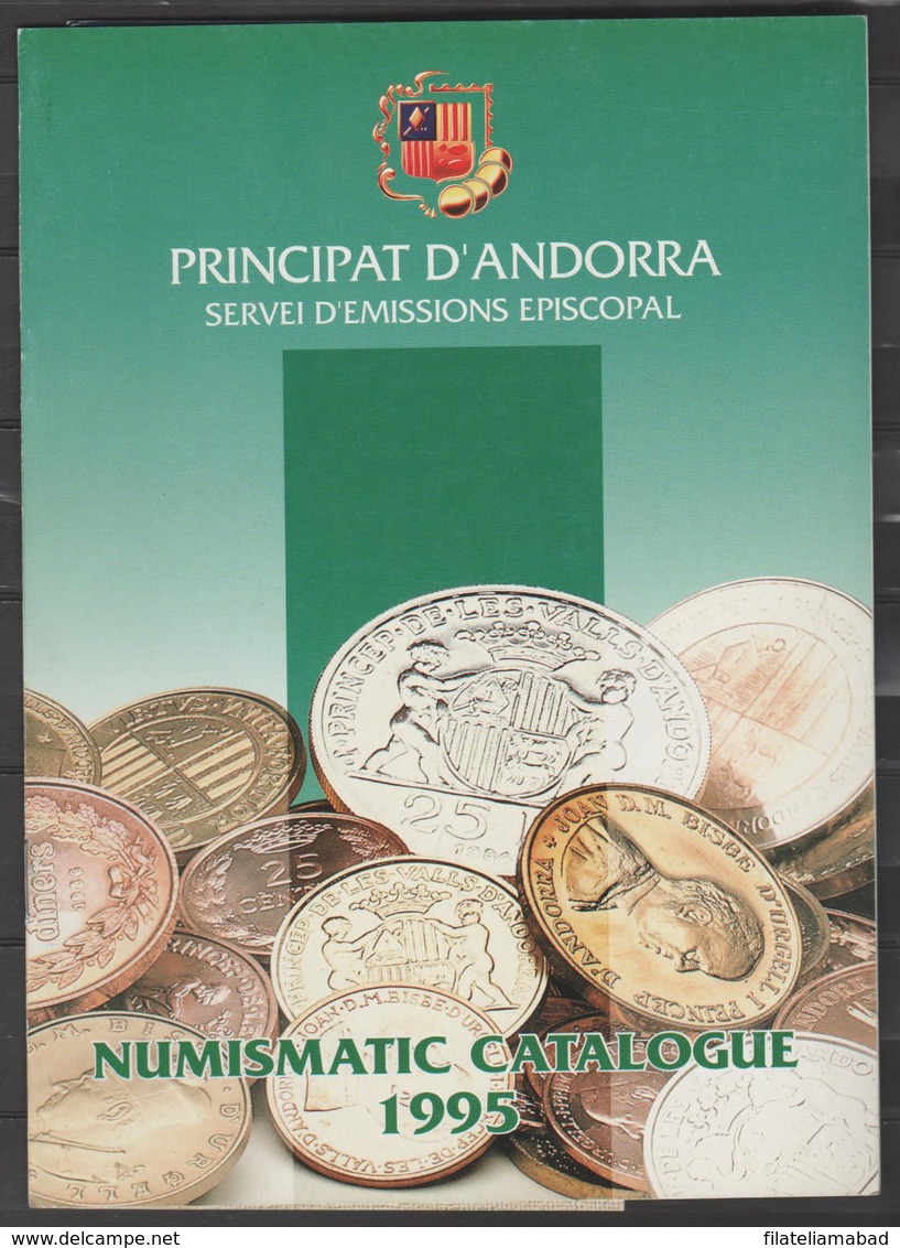 ANDORRA CATÁLOGO DE MONEDAS PRINCIPAT D'ANDORRA SERVEI D'EMISIONS ESPSCOPALS. (C.V.CATALOGOS) - Vegueria Episcopal