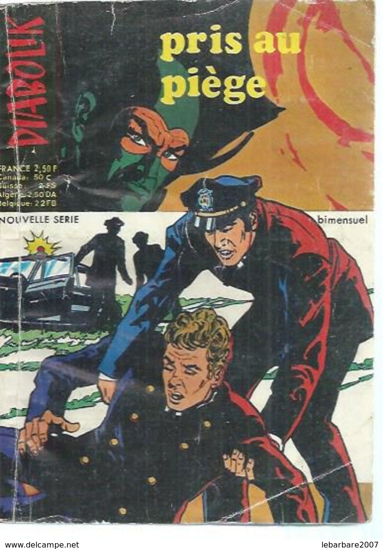 DIABOLIK  N° 2  - OCCIDENT 1975 - Kleinformat