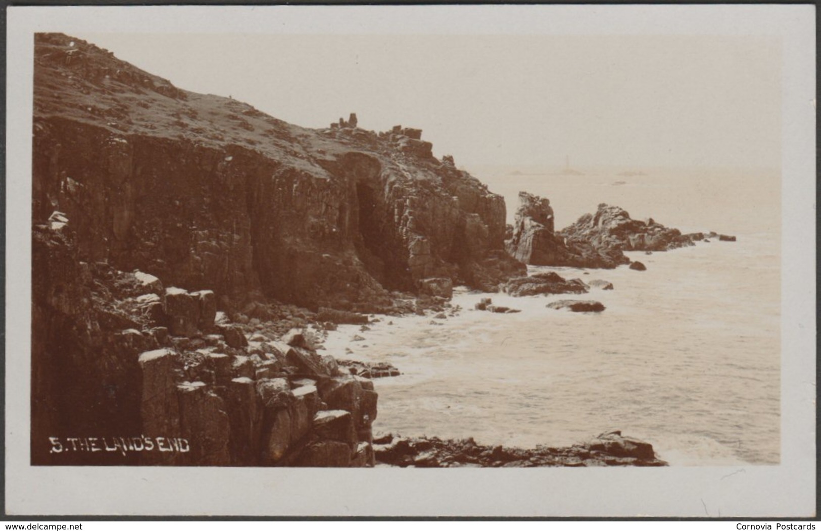 The Land's End, Cornwall, C.1911 - RP Postcard - Land's End