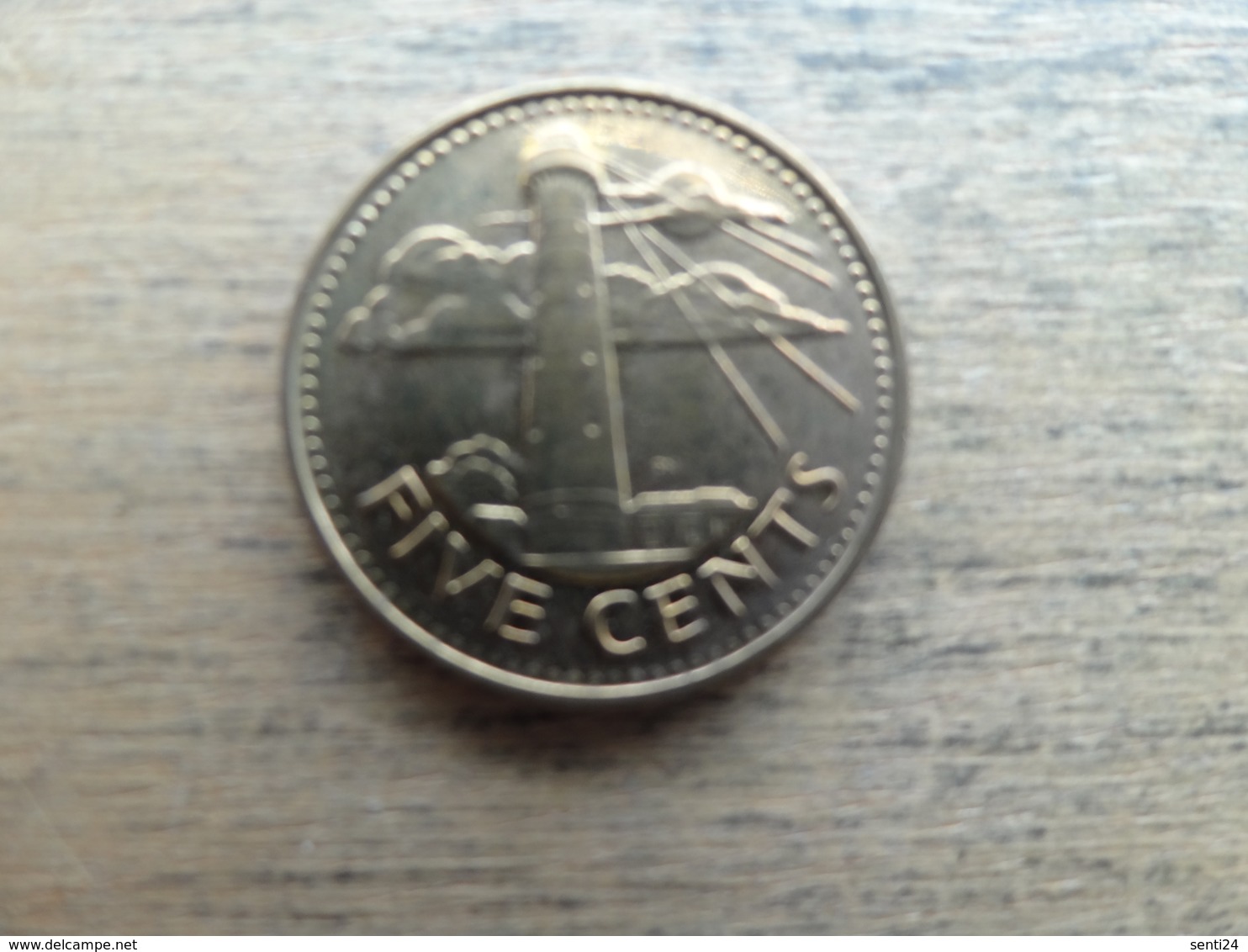 Barbades  5  Cents  2014  Km !!! - Barbades