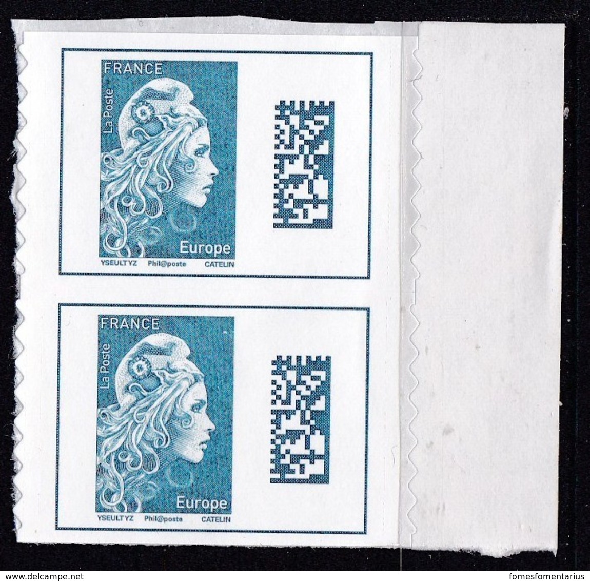 2 Timbres Neufs 2018 Marianne L' Engagée Europe Adhésifs Issus De Feuille - 2018-2023 Marianne L'Engagée