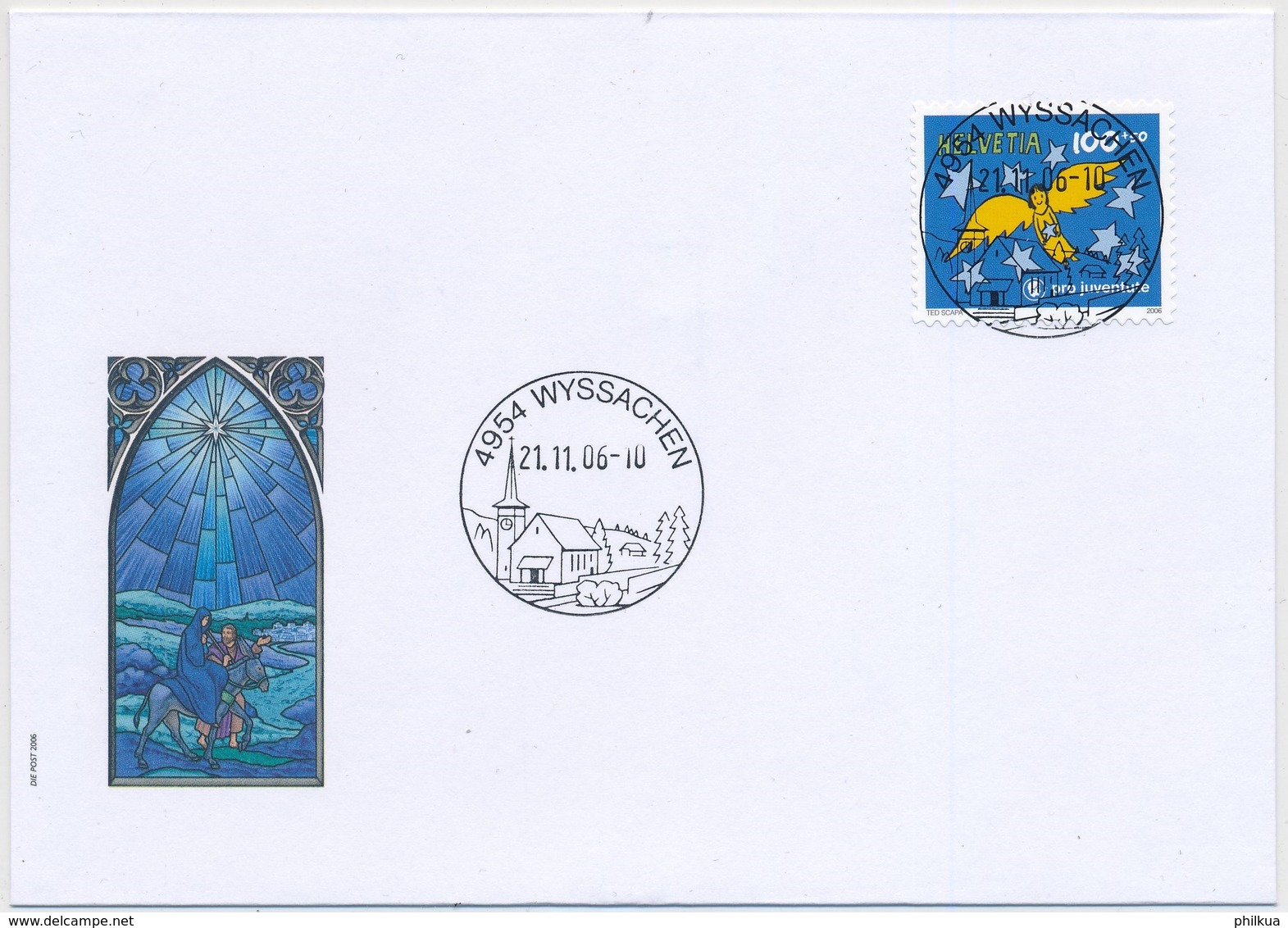 J384B / 1989  FDC Mit ET-Vollstempel WYSSACHEN - Covers & Documents