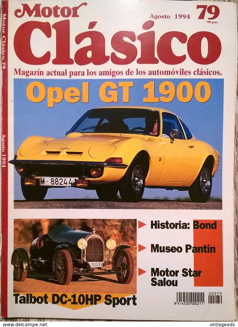 CA012 Autozeitschrift Motor Clásico, Nr. 79, 1994, Spanisch, Neuwertig - [3] 1991-Hoy