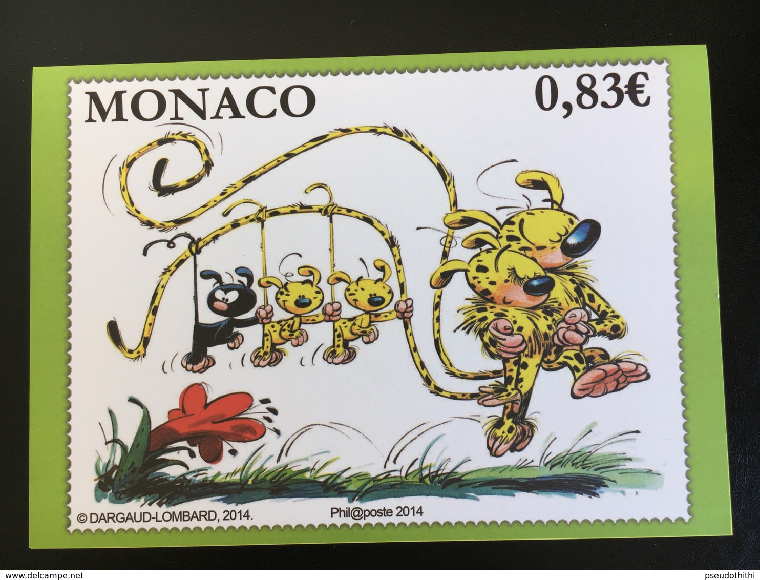 RARE ! ENCART PHILATELIQUE MARSUPILAMI AVEC TIMBRE ET ENVELOPPE 1ER JOUR TIRAGE 5000 EX - Blocs