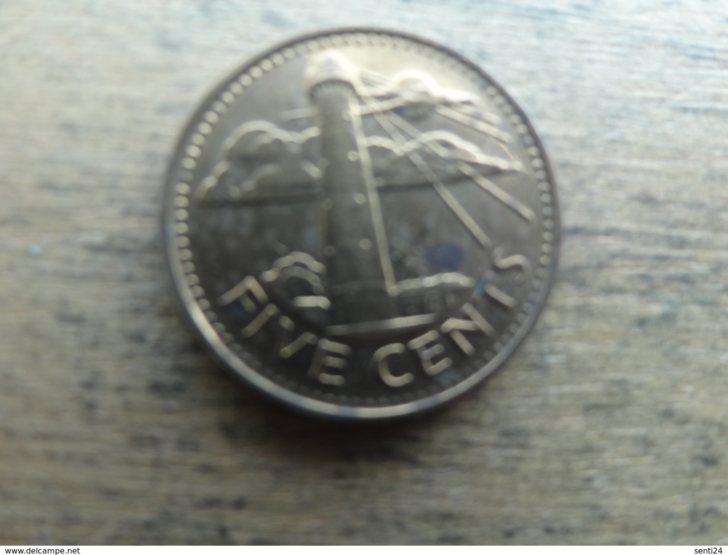 Barbades  5  Cents  2012  Km !!! - Barbades