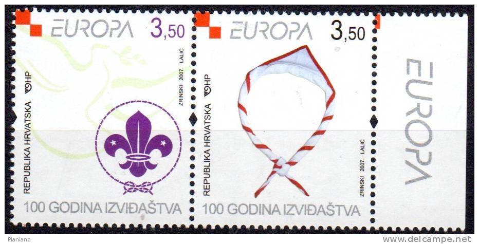 PIA  -  CROAZIA  -  2007  :  Europa  (Un  765-66) - Croazia
