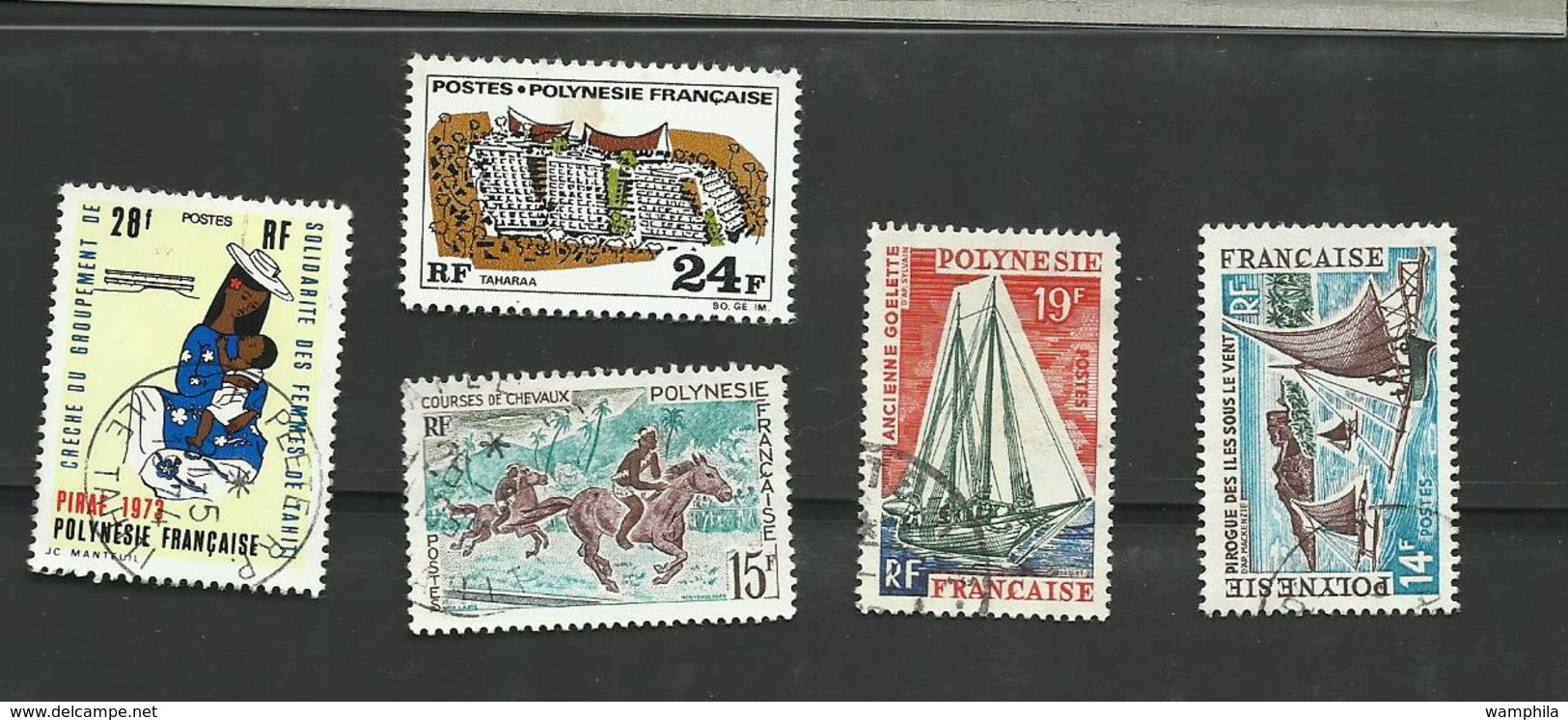 Polynésie  PA Oblitérés N° 1-10-14-65-70-74x2-75-81 + Postes Non Comptés, Cote YT 240€40 - Used Stamps