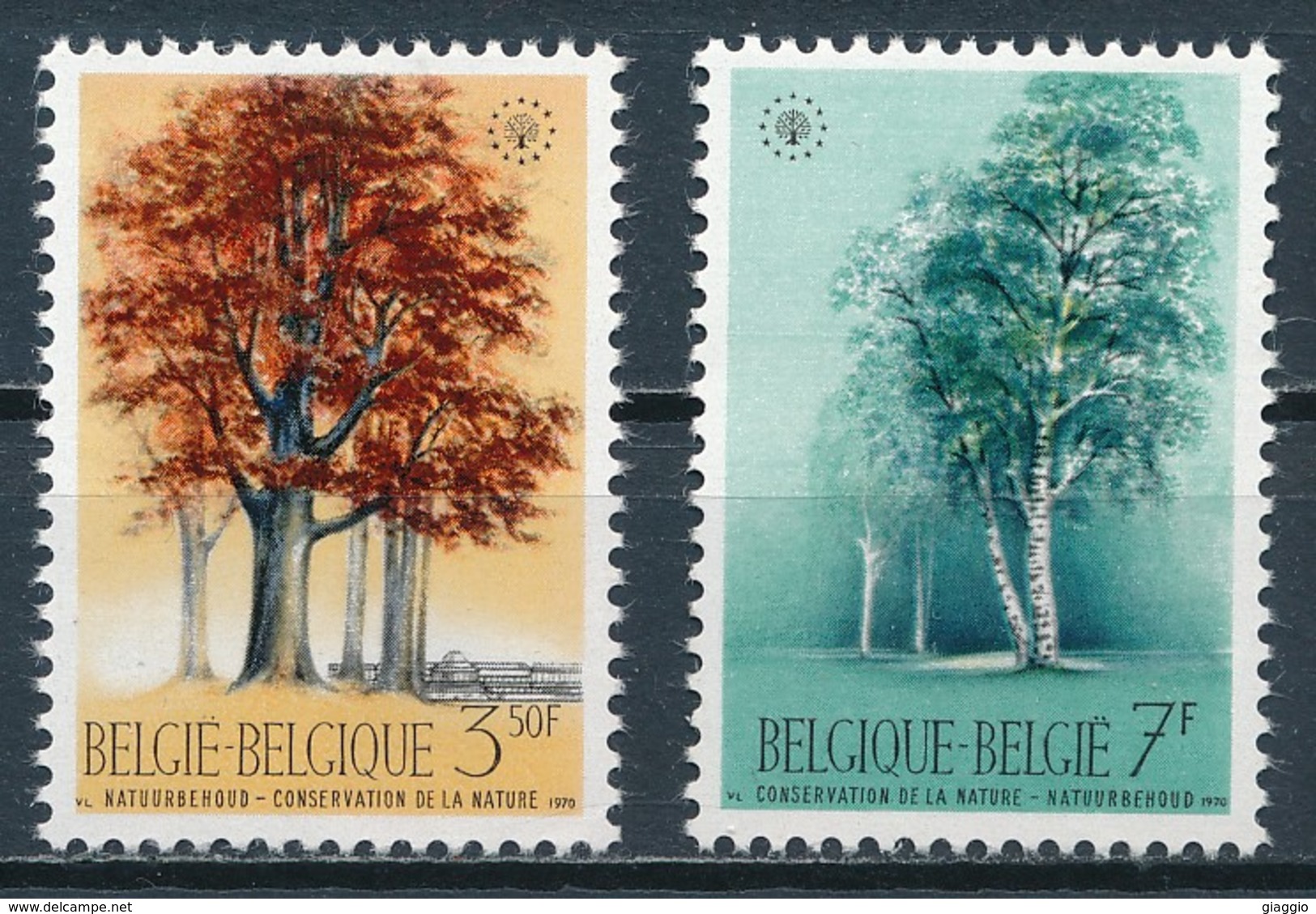 °°° BELGIO - Y&T N°1526/27 - 1970 MNH °°° - Nuovi