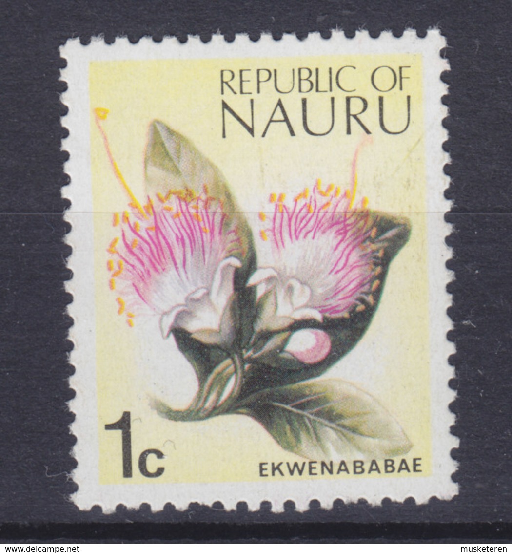 Nauru 1973 Mi. 88    1 C. Blume Flower Ekwenababae MNH** - Nauru